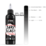 Tattoo Ink Dark Black Pure Black & Concentrated Black 120ml Stigma (sig)